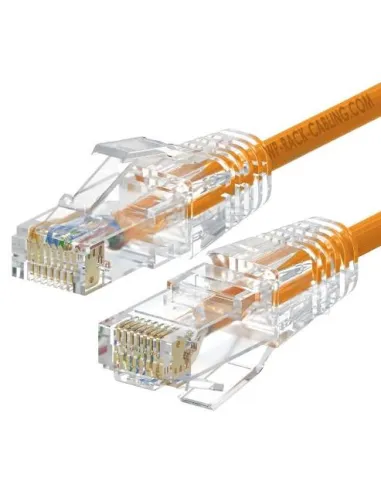 WP WPC-PAT-6AU005O-S Cable de Red Cat6a U/ UTP Naranja Transparente