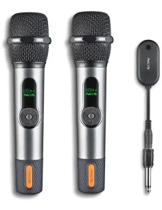 NGS SINGER STAR DUO ELEC-MIC-0048 Pack de 2 Microfonos Inalambricos Vocales de Tipo Dinámico-1411371