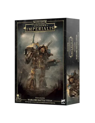 Warlord Titan with Quake Cannon and Conversion Beam Extirpator Legions Imperialis Warhammer The Horus Heresy