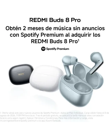 Xiaomi Redmi Buds 8 Pro negros TWS: ANC 55 dB y LDAC