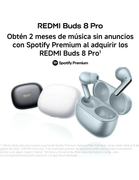 Xiaomi Redmi Buds 8 Pro negros TWS: ANC 55 dB y LDAC