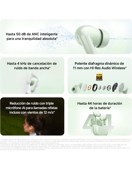 Xiaomi Redmi Buds 8 blancos TWS: ANC 50 dB y 44 horas