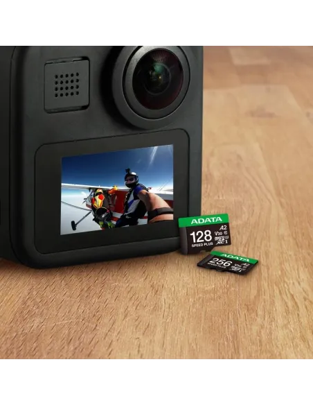ADATA Speed Plus 128 GB microSD V30 A2 para vídeo 4K