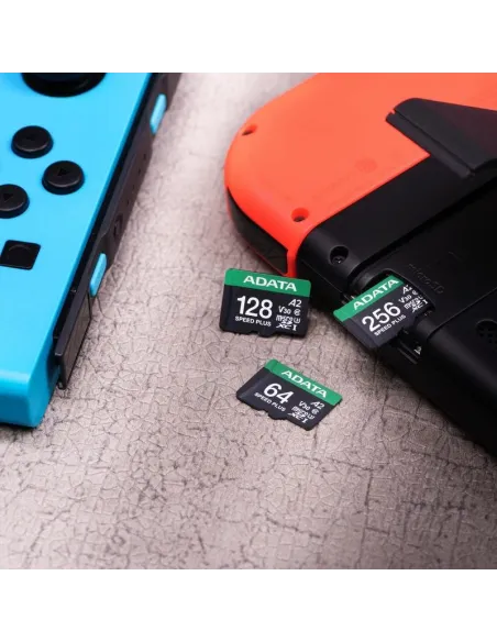 ADATA Speed Plus 64 GB microSD V30 A2 para vídeo 4K