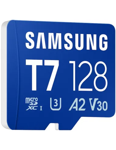 Tarjeta MicroSD Samsung T7 128 GB UHS-I U3 V30 A2 170 MB/s