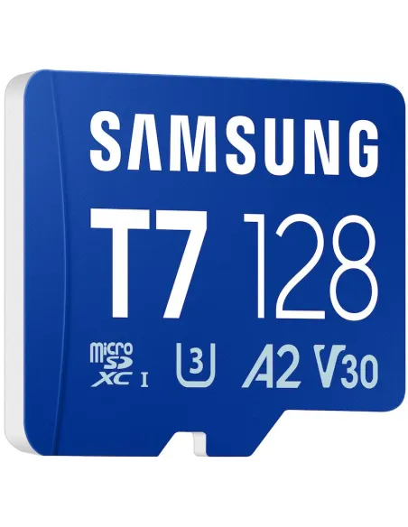 Tarjeta MicroSD Samsung T7 128 GB UHS-I U3 V30 A2 170 MB/s