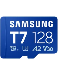 Samsung T7 128 GB Tarjeta MicroSD UHS-I 170 MB/s Class 3 V30 Azul-MTMSDM0348