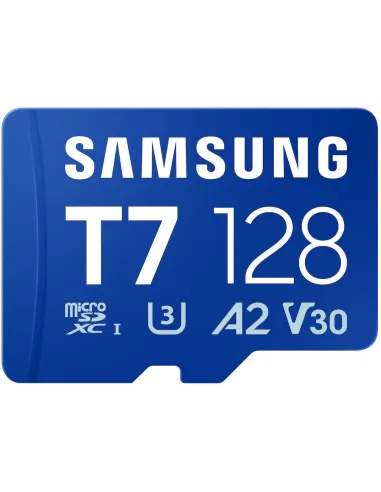 Samsung T7 128 GB Tarjeta MicroSD UHS-I 170 MB/s Class 3 V30 Azul