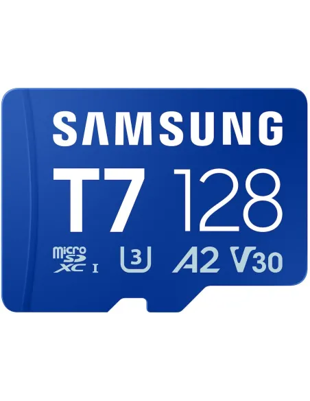 Samsung T7 128 GB Tarjeta MicroSD UHS-I 170 MB/s Class 3 V30 Azul