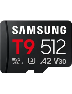 Samsung T9 microSDXC UHS-I 512 GB U3 V30 A2 4K UHD-MTMSDM0354