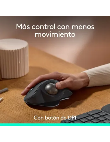 Ratón trackball Logitech MX Ergo S inalámbrico con USB-C