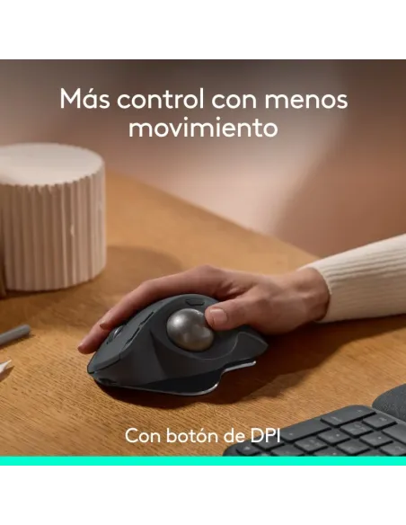 Ratón trackball Logitech MX Ergo S inalámbrico con USB-C