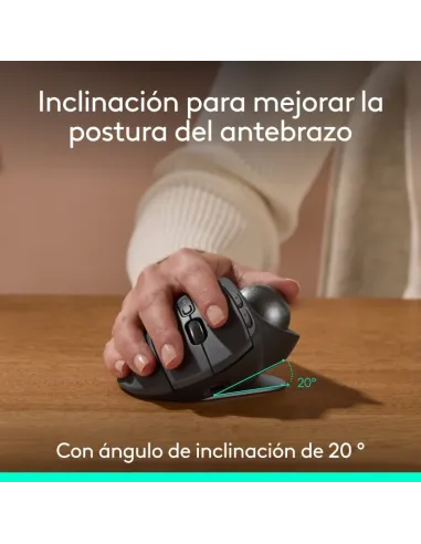 Ratón trackball Logitech MX Ergo S inalámbrico con USB-C
