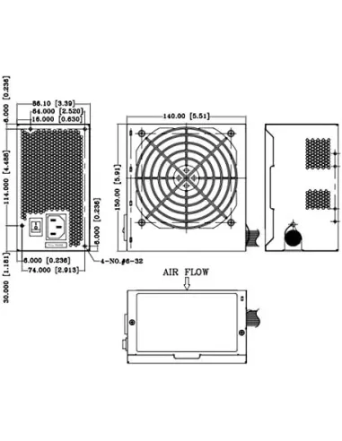 Fuente FSP FSP400-50AAC 400 W ATX 80 Plus Bronze para PC