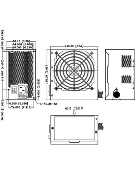 Fuente FSP FSP400-50AAC 400 W ATX 80 Plus Bronze para PC