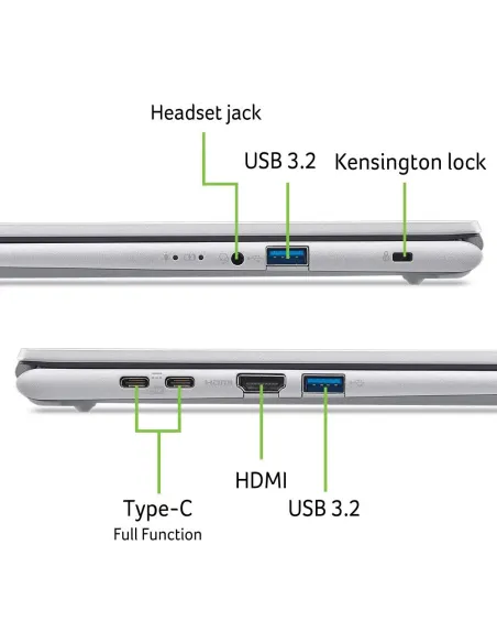 Portátil Acer Aspire Go 15 AG15-72P-50TD con Windows 11 Home