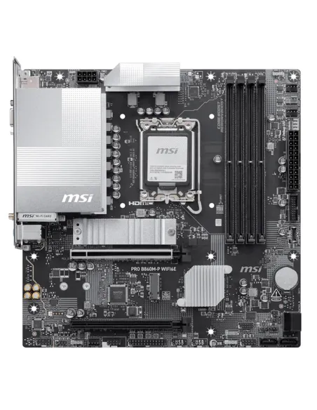 Placa base mATX MSI PRO B860M-P WiFi 6E Intel para LGA 1851