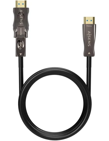 AISENS A153-0644 HDMI 2.1 AOC activo 15 m Micro HDMI a HDMI