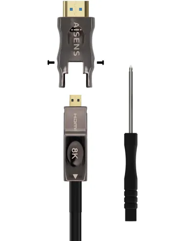 AISENS A153-0644 HDMI 2.1 AOC activo 15 m Micro HDMI a HDMI
