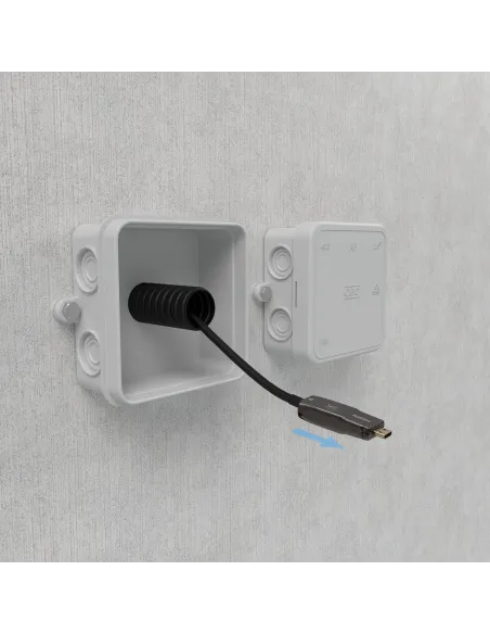 AISENS A153-0644 HDMI 2.1 AOC activo 15 m Micro HDMI a HDMI