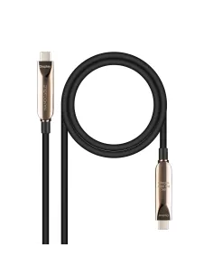 Nanocable 10.01.4615 Cable USB 3.2 Gen2x1 AOC, 60W 3A PD 10Gbps 8K@60Hz, USB-C M/M, 15m, Negro-CABL66053