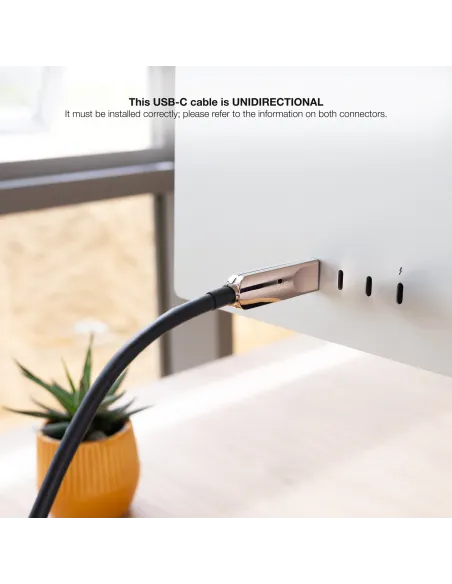Cable USB-C AOC Nanocable 10.01.4615 15 m 60 W 10 Gbps