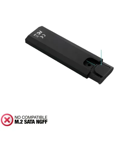 Caja externa SSD NVMe TooQ BETA TQE-2231B USB-C 10 Gbps