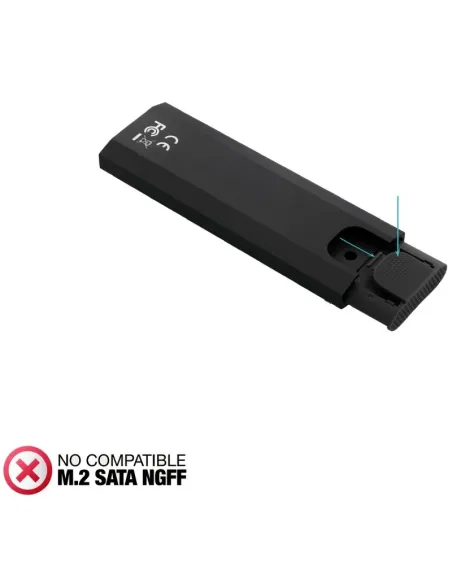 Caja externa SSD NVMe TooQ BETA TQE-2231B USB-C 10 Gbps