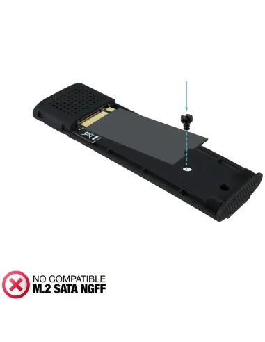 Caja externa SSD NVMe TooQ BETA TQE-2231B USB-C 10 Gbps