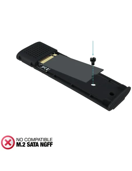 Caja externa SSD NVMe TooQ BETA TQE-2231B USB-C 10 Gbps