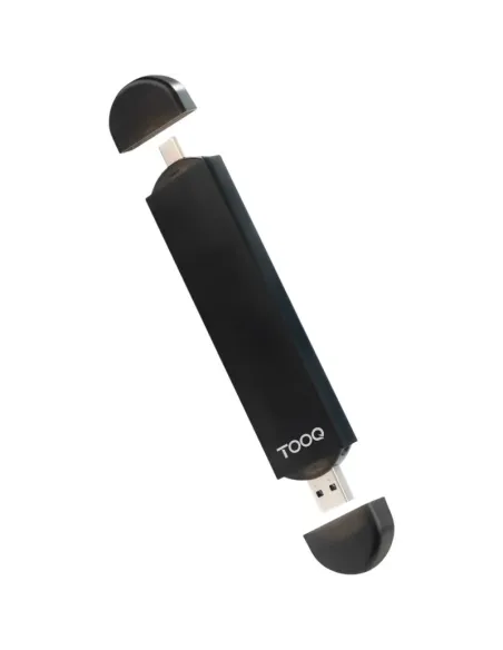 TooQ TQE-2240B Caja Externa para Disco SSD M.2 NVMe/USB 3.0/ USB Tipo-C 3.2 Gen2