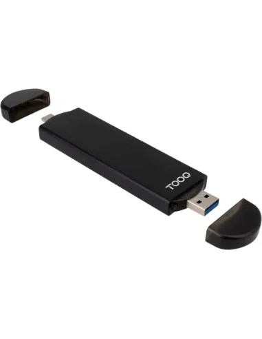 Caja SSD M.2 SATA NVMe TooQ TQE-2240B USB-C 10 Gbps