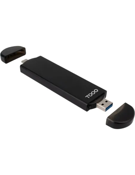 Caja SSD M.2 SATA NVMe TooQ TQE-2240B USB-C 10 Gbps