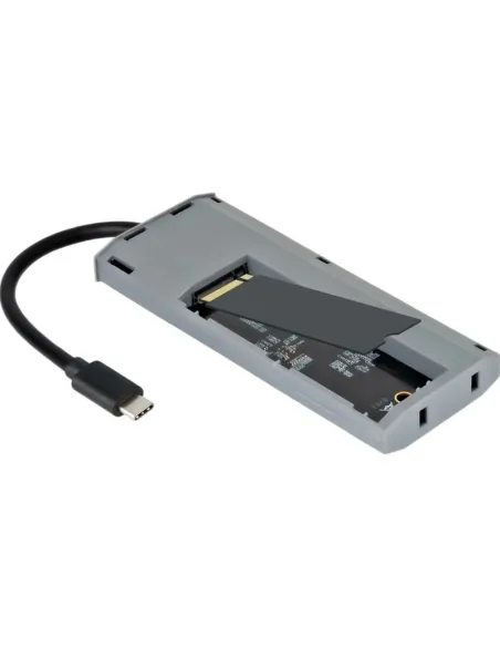 Caja SSD y hub USB-C TooQ TQE-2241G HDMI 4K PD 100 W