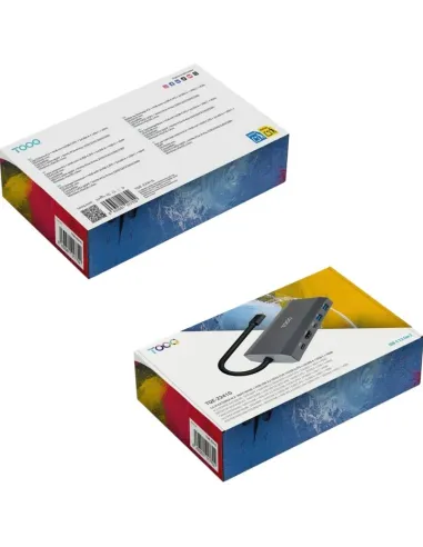 Caja SSD y hub USB-C TooQ TQE-2241G HDMI 4K PD 100 W
