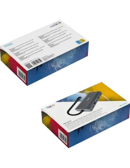 Caja SSD y hub USB-C TooQ TQE-2241G HDMI 4K PD 100 W