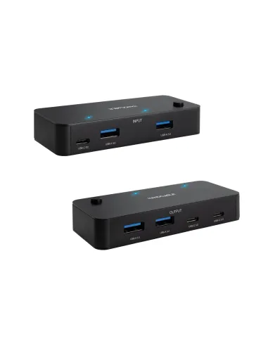 Conmutador USB Nanocable 10.12.0011 USB-A y USB-C 3.0