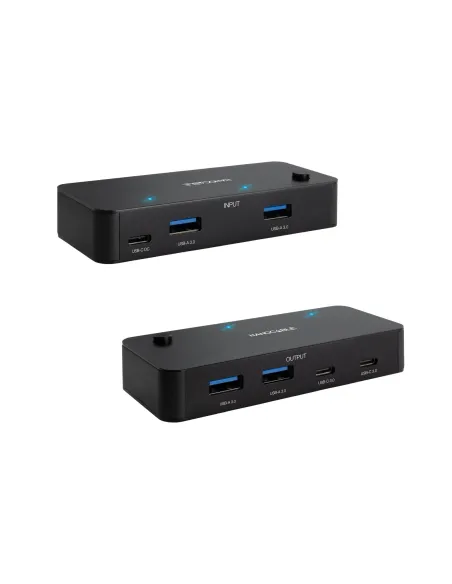 Conmutador USB Nanocable 10.12.0011 USB-A y USB-C 3.0