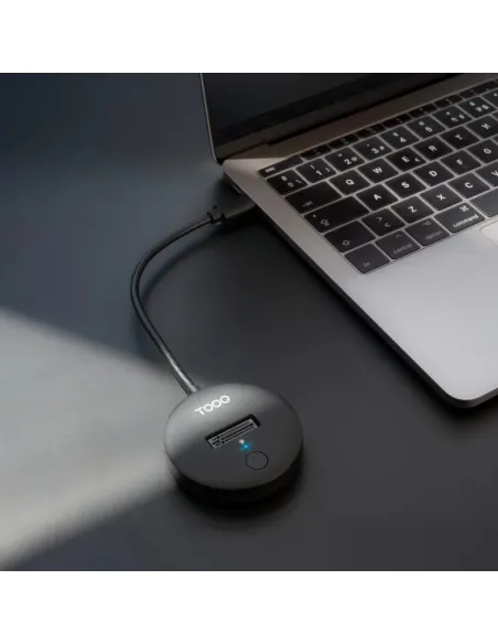 Dock M.2 NVMe TooQ TQDS-100B USB-C 10 Gbps para Discos SSD