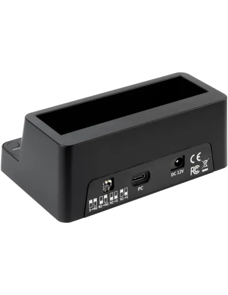 Dock triple TooQ TQDS-502B NVMe, SATA y clonación USB-C
