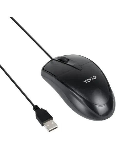 TooQ TQM-1001-B Ratón Hasta 1000 DPI Negro