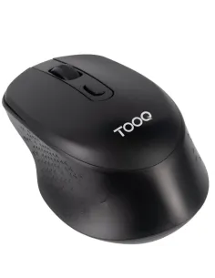 TooQ TQMW-1101-B Ratón inalámbrico Hasta 1600 DPI Negro-RATO66073