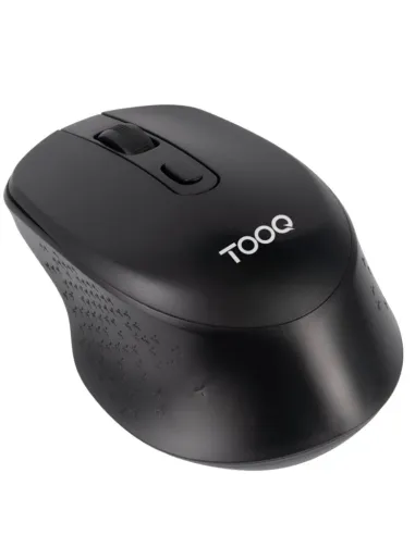 TooQ TQMW-1101-B Ratón inalámbrico Hasta 1600 DPI Negro