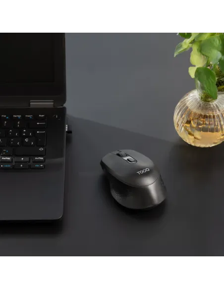 Ratón inalámbrico TooQ TQMW-1101-B hasta 1600 DPI 2,4 GHz