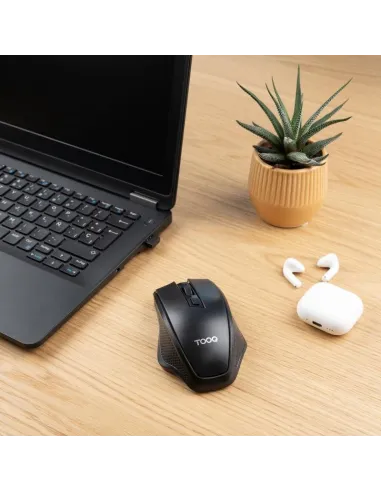 Ratón inalámbrico TooQ TQMW-1102-B 1600 DPI 2,4 GHz