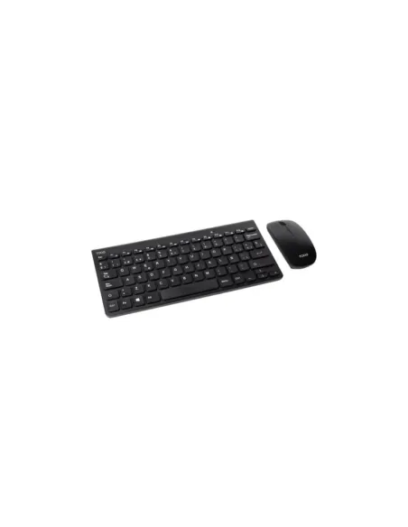 TooQ TQKMW-3101-B Kit de Teclado y Ratón inalámbricos compacto