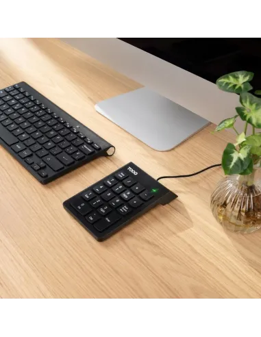 TooQ TQK-2001-B: teclado numérico USB externo de 19 teclas