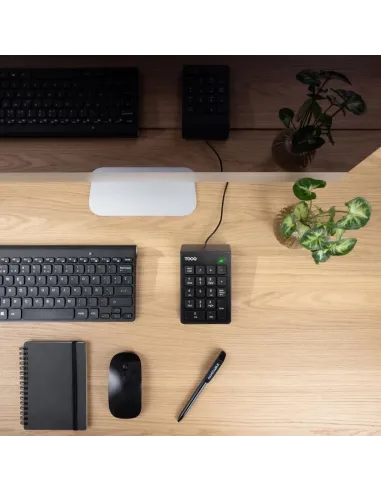 TooQ TQK-2001-B: teclado numérico USB externo de 19 teclas