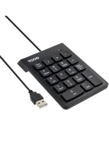 TooQ TQK-2001-B: teclado numérico USB externo de 19 teclas