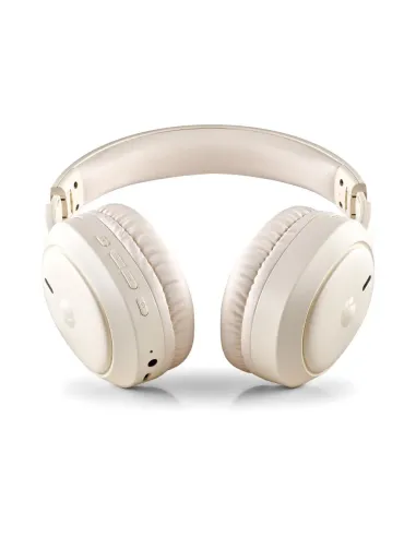 NGS Artica Tempest Beige: auriculares Bluetooth 80 h